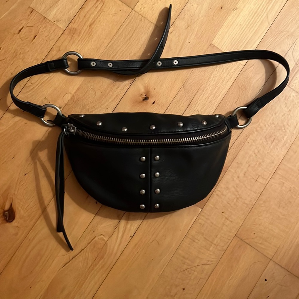 Black studded Fannypack